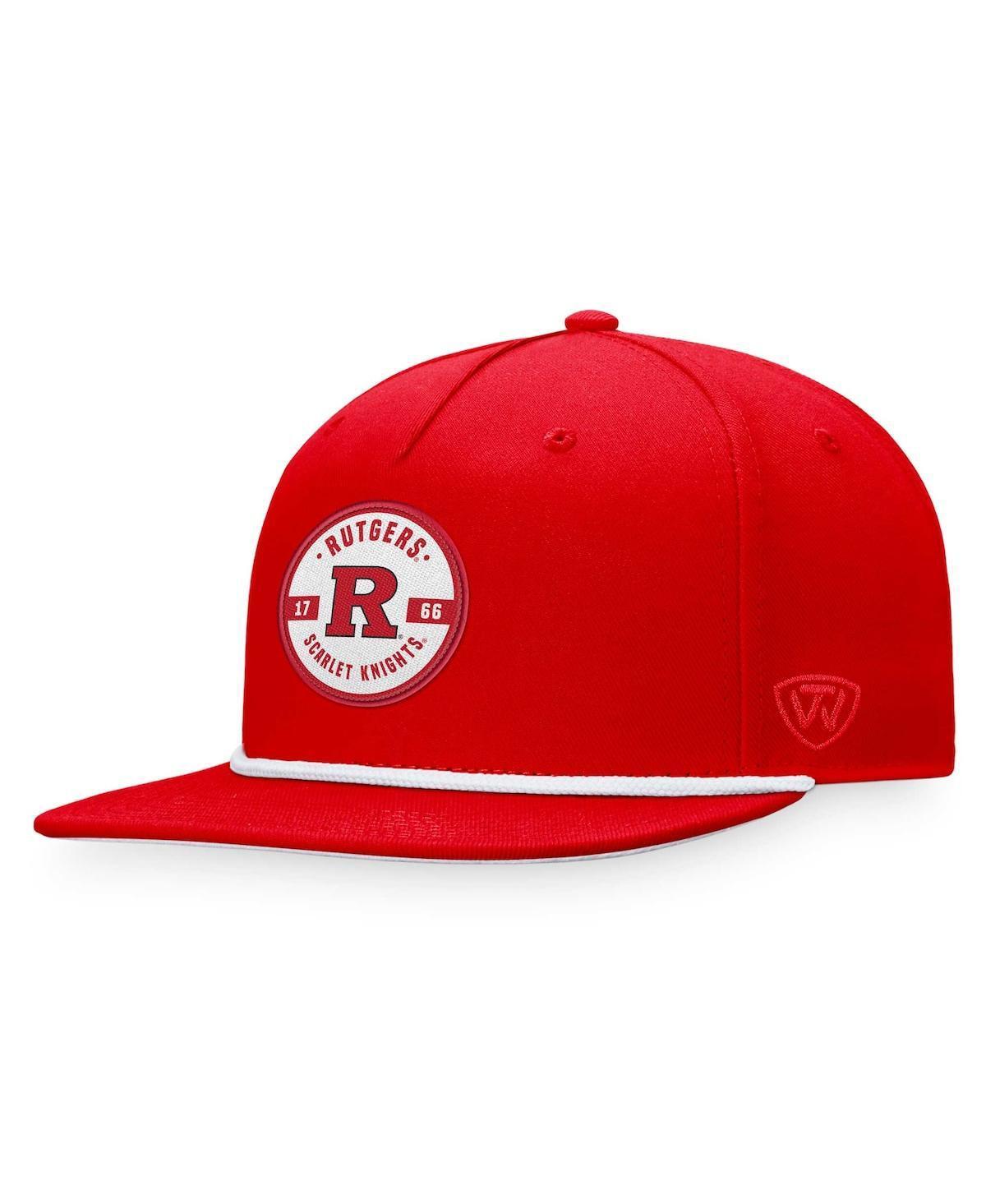 Mens Top of the World Red Rutgers Scarlet Knights Bank Hat Product Image