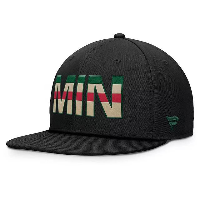 Mens Fanatics Minnesota Wild Authentic Pro Rink Snapback Hat Product Image