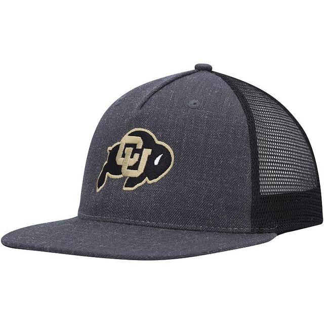 Mens Ahead Black Colorado Buffaloes Coastal Bay Trucker Adjustable Hat Product Image