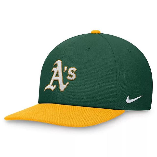 Mens Nike /Gold Oakland Athletics Evergreen Two-Tone Snapback Hat Product Image