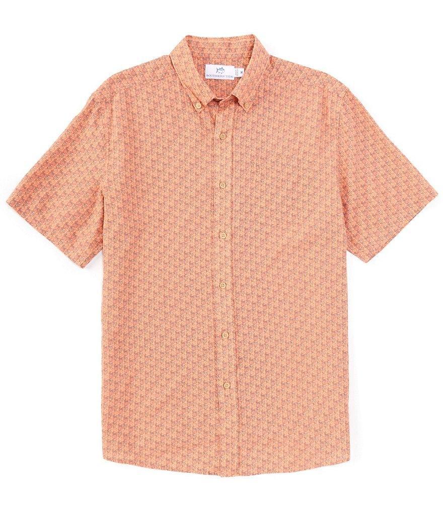 Southern Tide Vacation Views Short Sleeve Woven Shirt Product Image