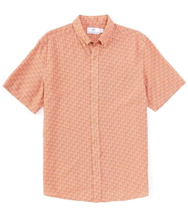 Southern Tide Vacation Views Short Sleeve Woven Shirt Product Image