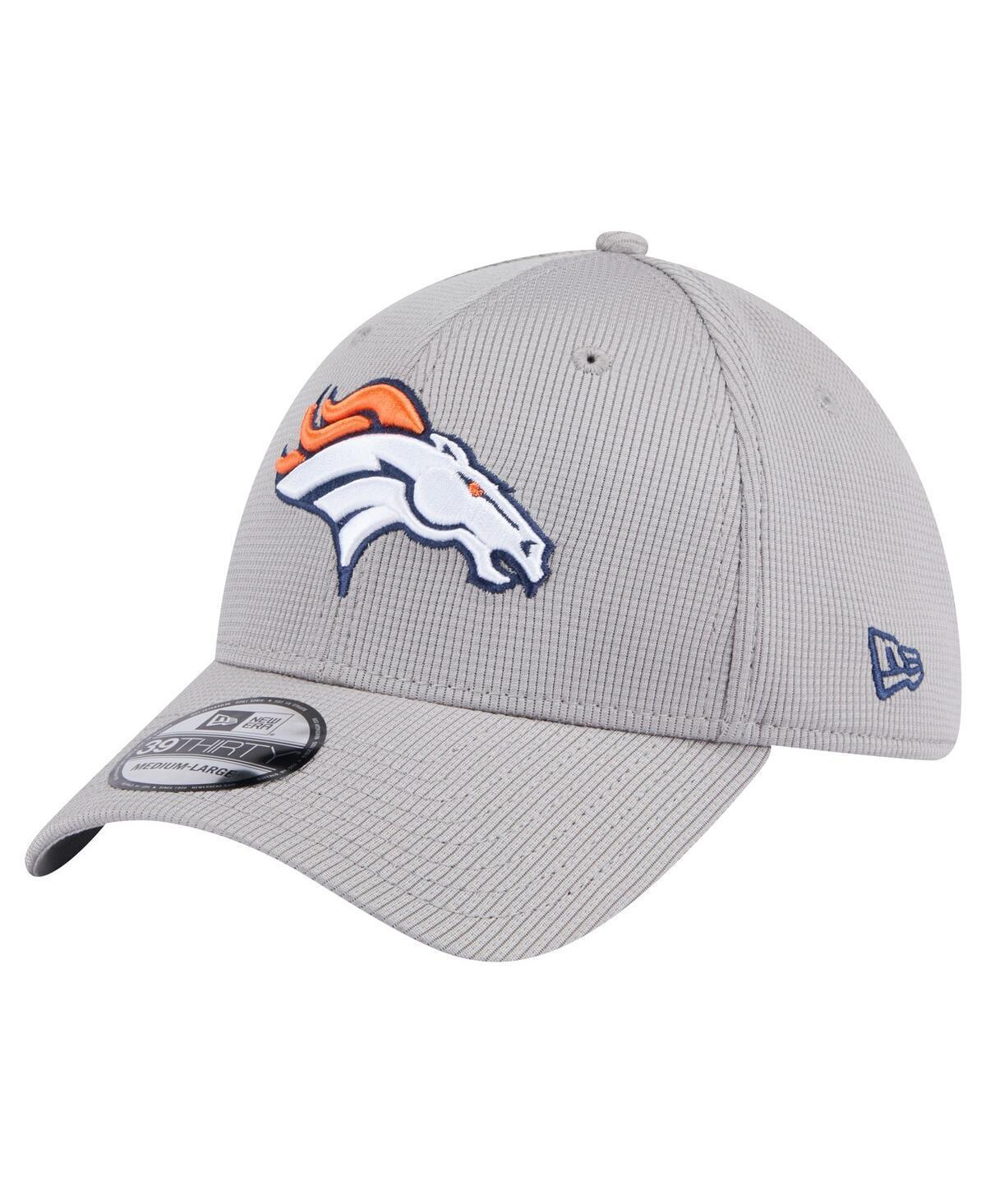 New Era Mens Gray Denver Broncos Active 39Thirty Flex Hat Product Image