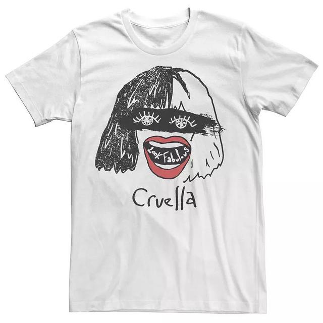 Disneys Cruella De Vil Mens Look Fabulous Sketch Tee Product Image