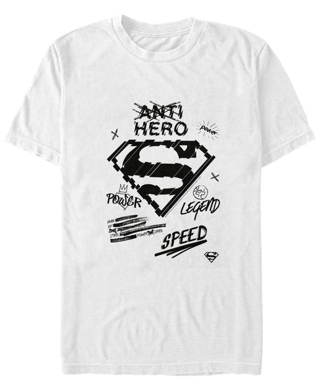 Mens DC Comics Superman Sketched Chest Logo Graphic Tee Product Image