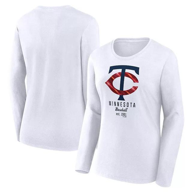 Womens Fanatics Branded Minnesota Twins Long Sleeve T-Shirt Product Image