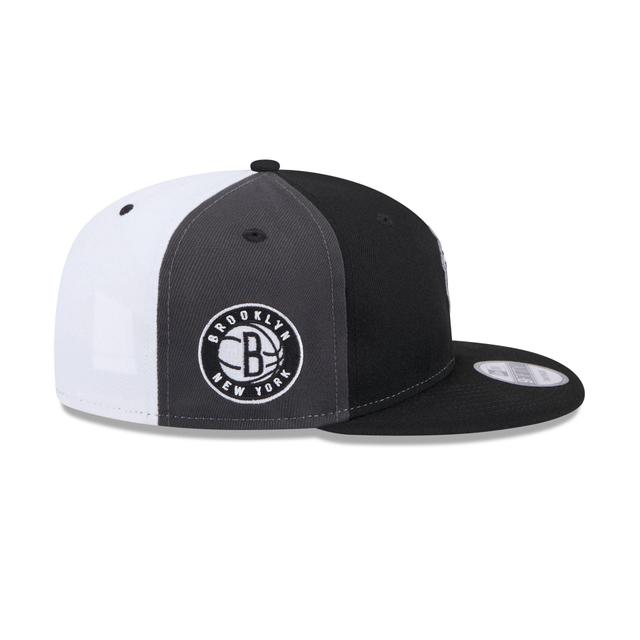 Brooklyn Nets Front Logoman 9FIFTY Snapback Hat Male Product Image