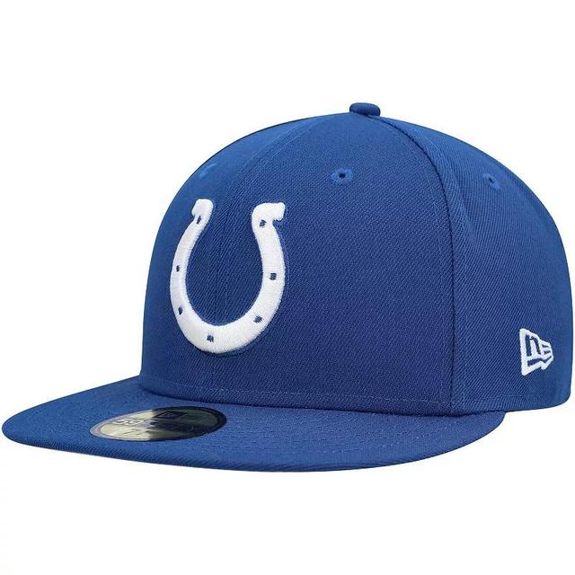 Mens New Era Royal Indianapolis Colts Team Basic 59FIFTY Fitted Hat Product Image