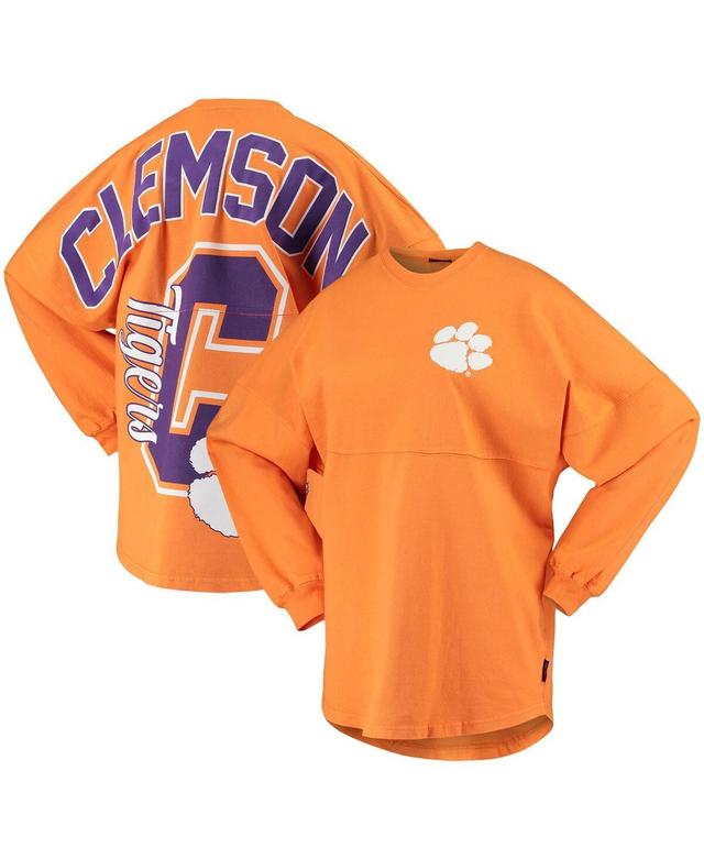 Womens Orange Clemson Tigers Loud n Proud Spirit Jersey T-shirt Product Image