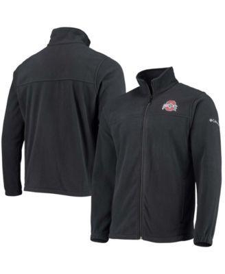 Mens Columbia Ohio State Buckeyes Flanker III Fleece Team Full-Zip Jacket Product Image