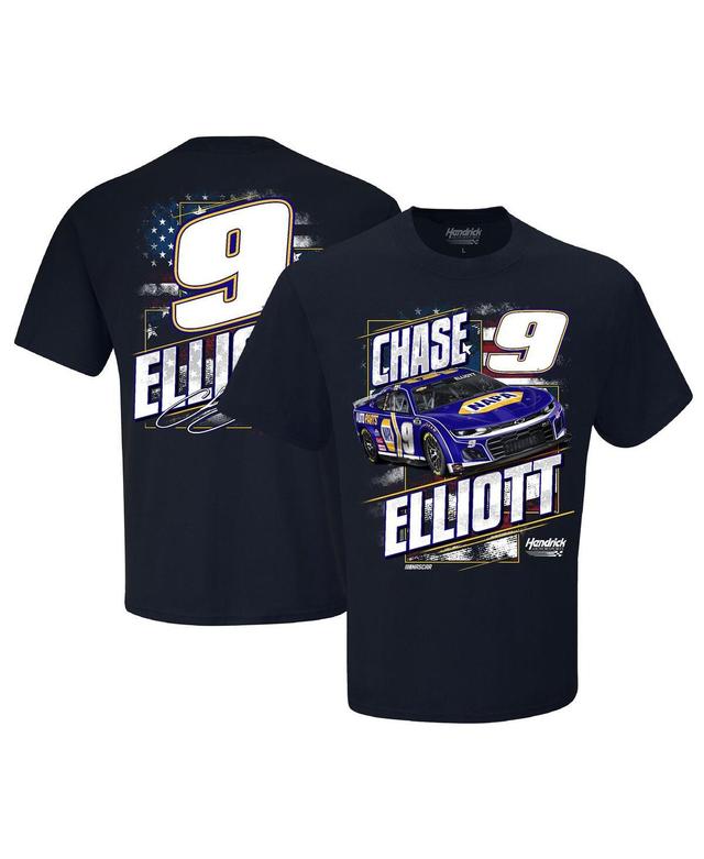 Hendrick Motorsports Team Collection Mens Navy Chase Elliott Napa Patriotic T-Shirt Product Image