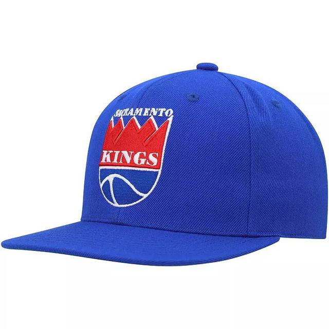 Mens Mitchell & Ness Sacramento Kings Hardwood Classics MVP Team Ground 2.0 Fitted Hat Product Image