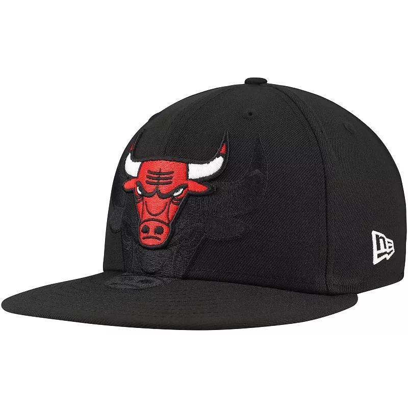 Mens New Era Chicago Bulls out Shadow Logo 59FIFTY Fitted Hat Product Image