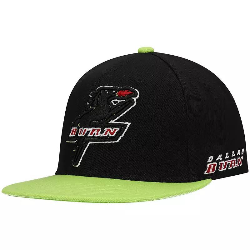 Mens Mitchell & Ness Black FC Dallas Historic Logo Since 96 Two-Tone Snapback Hat Product Image