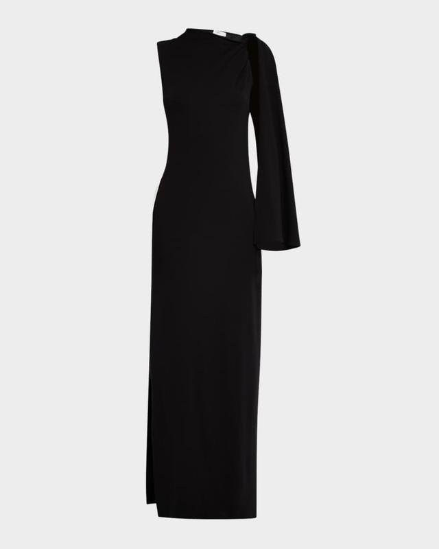 Twisted Cape Maxi Dress Product Image