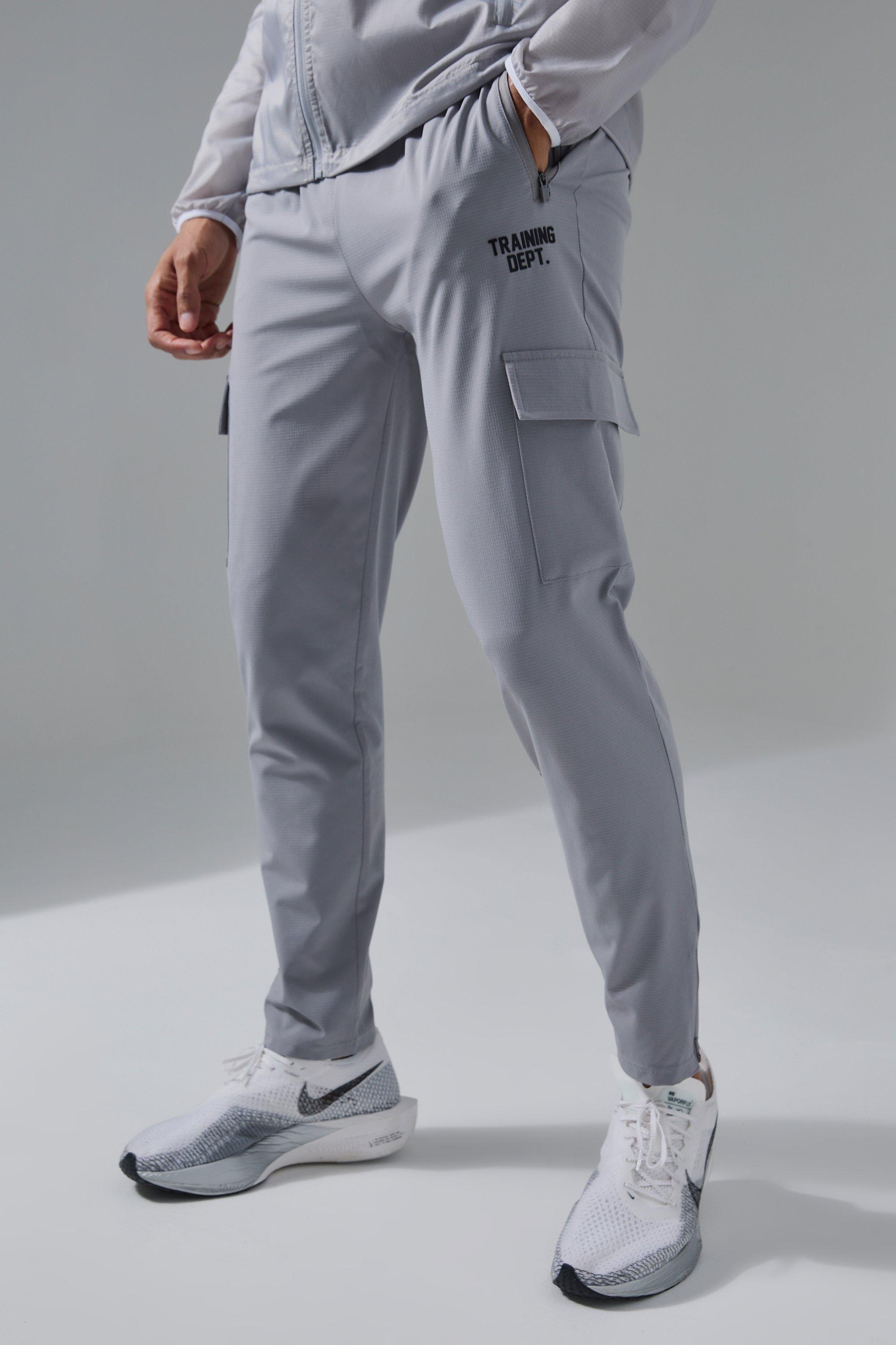 Man Active Training Dept Stretch Woven Cargo Sweatpants | boohooMAN USA Product Image