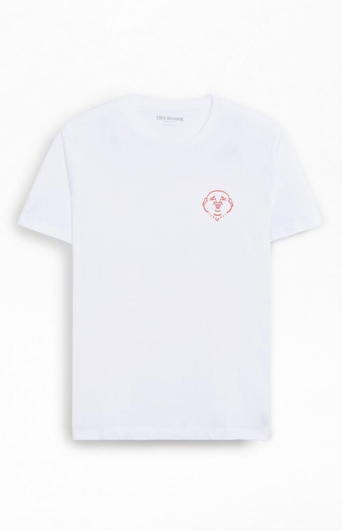 True Religion Men's Raised Buddha Paint T-Shirt Product Image