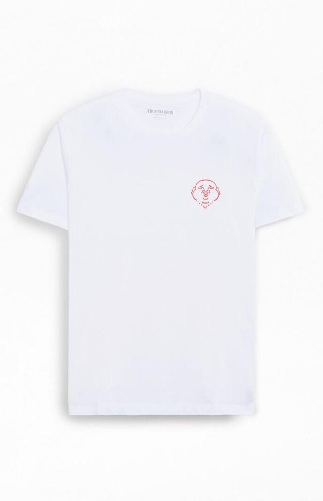 True Religion Men's Raised Buddha Paint T-Shirt Product Image