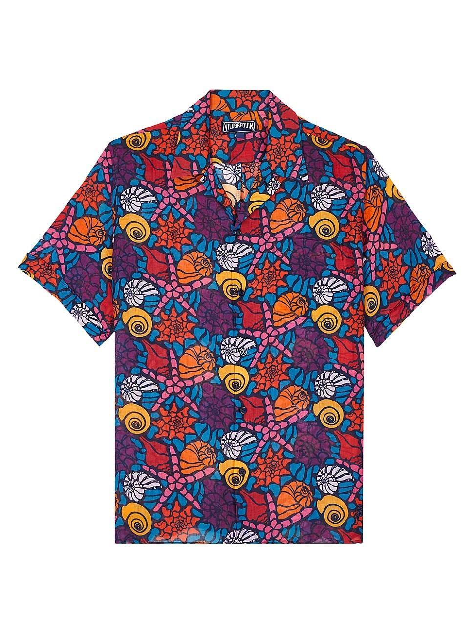 Mens Noumea Sea Graphic Camp Shirt Product Image