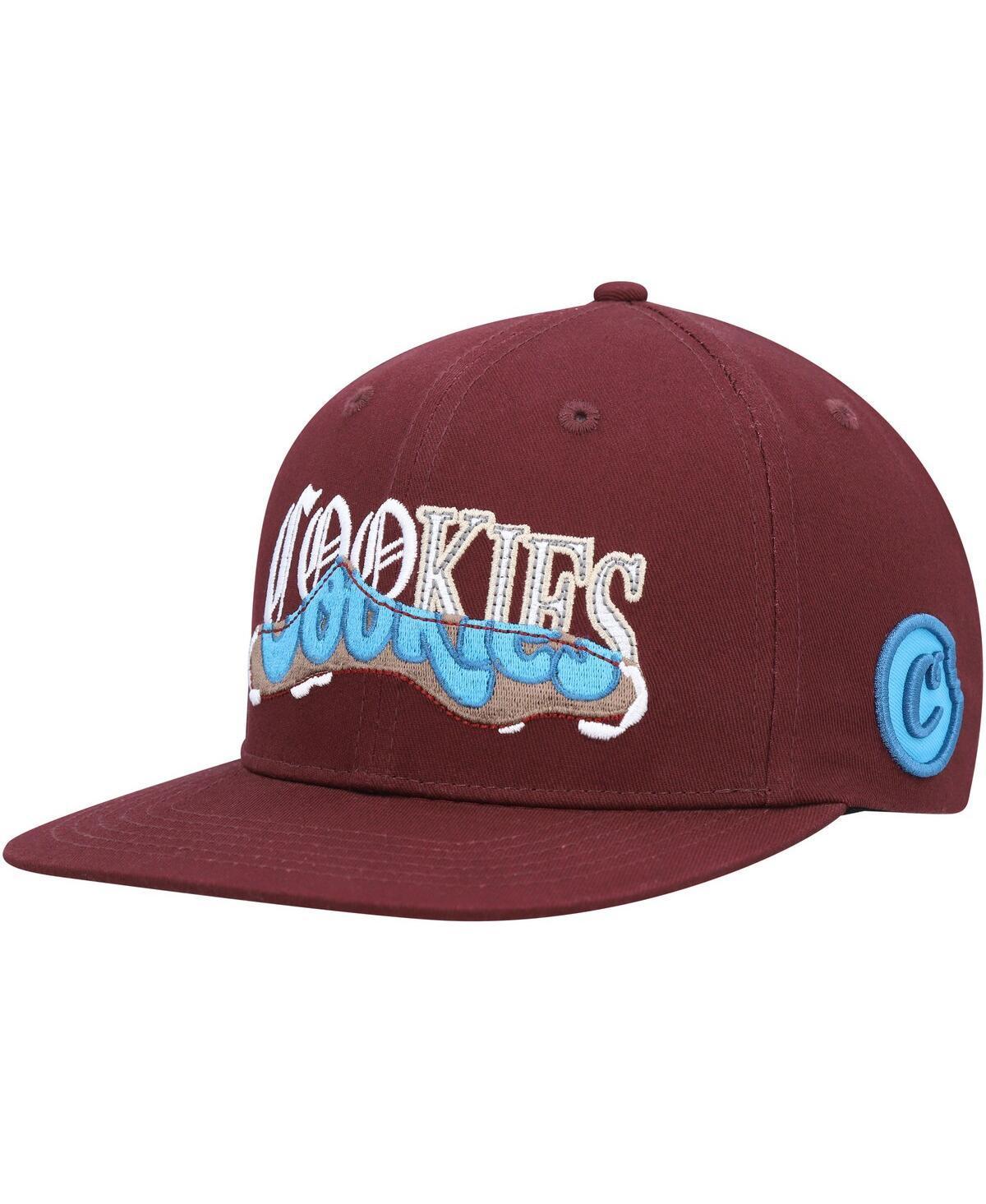 Mens Cookies Burgundy Upper Echelon Snapback Hat Product Image