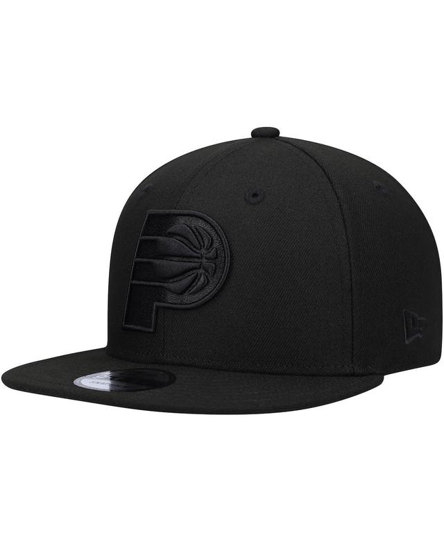 Mens New Era Indiana Pacers Black 9FIFTY Snapback Hat Product Image