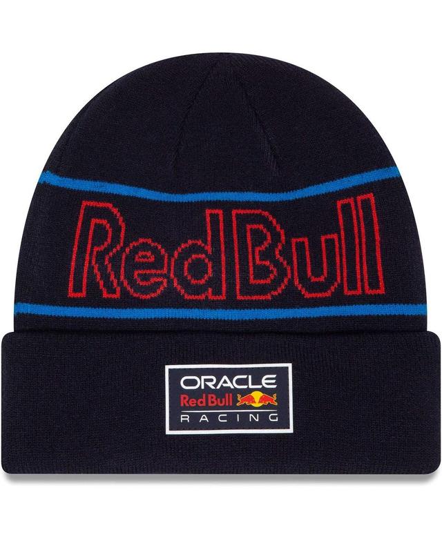 New Era Mens Navy Red Bull Racing Cuffed Knit Hat Product Image