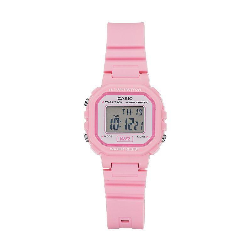 Casio Womens Casual Digital Watch Pink Product Image