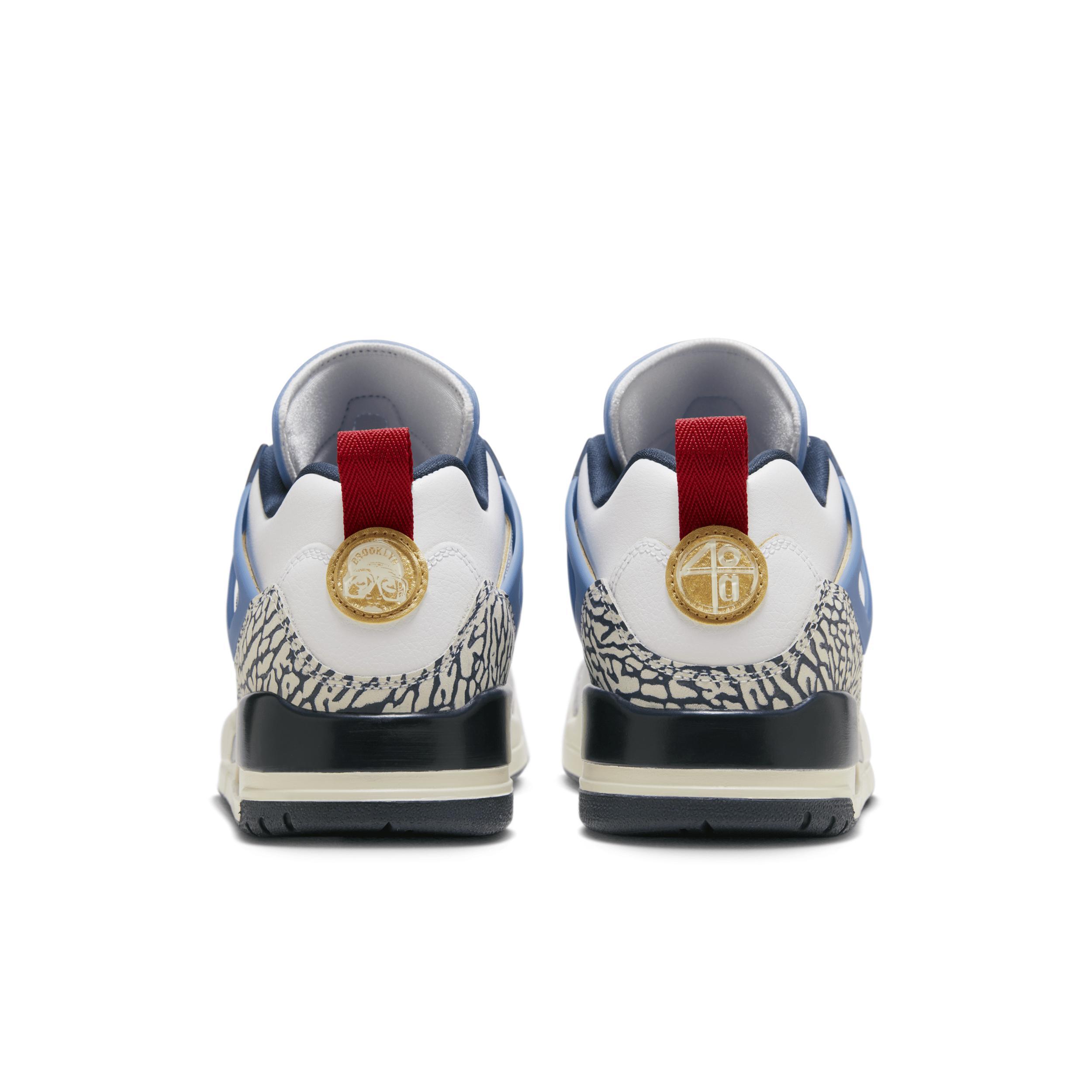 Jordan Mens Jordan Spizike Low CN - Mens Basketball Shoes White/Red/Navy Product Image