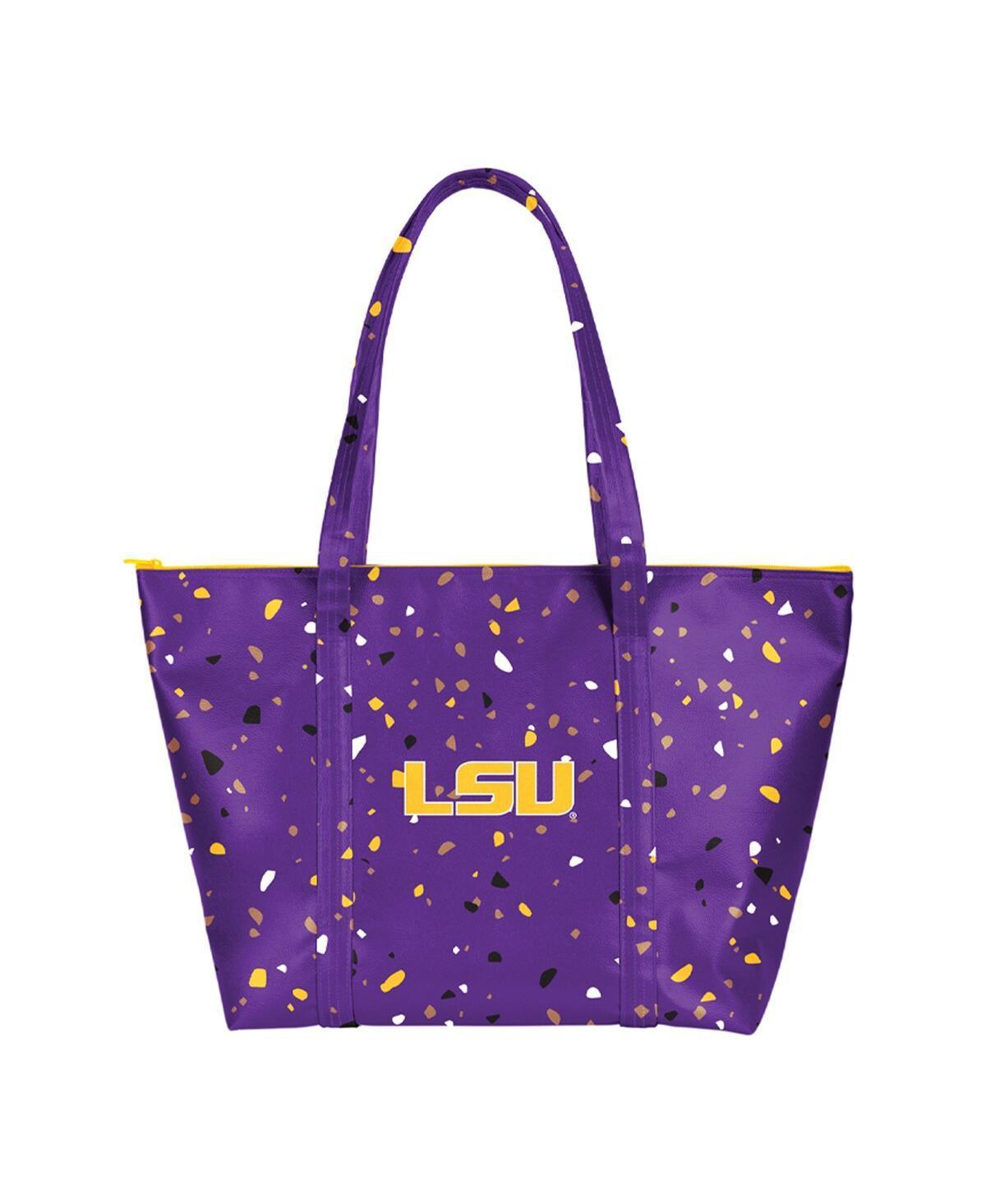 Womens LSU Tigers Terazzo Weekender Tote Bag Product Image