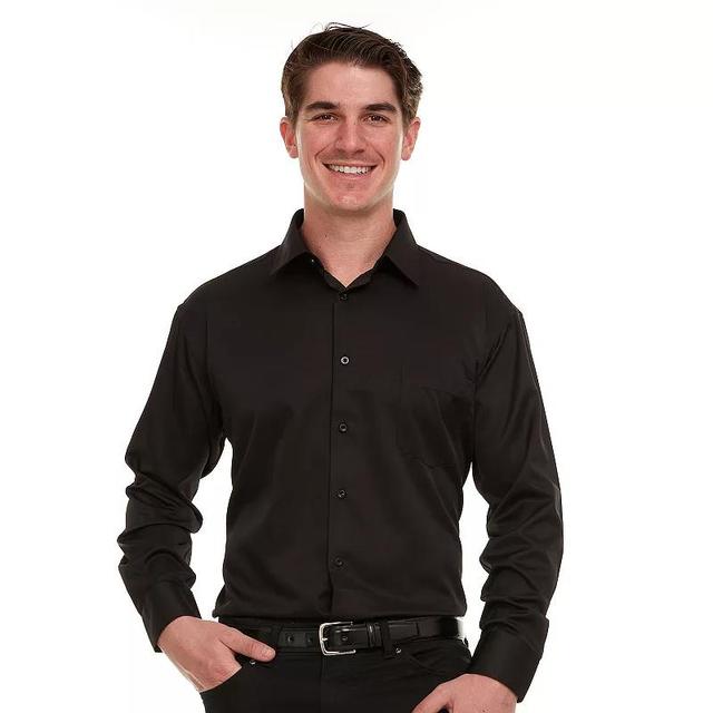 Mens Geoffrey Beene Regular-Fit Sateen Stretch Dress Shirt Product Image