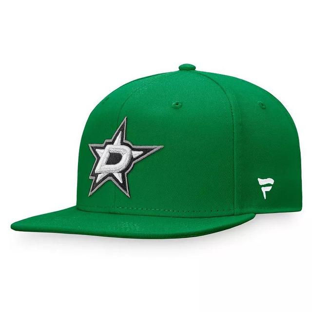 Mens Fanatics Branded Kelly Green Dallas Stars Core Primary Logo Fitted Hat Product Image