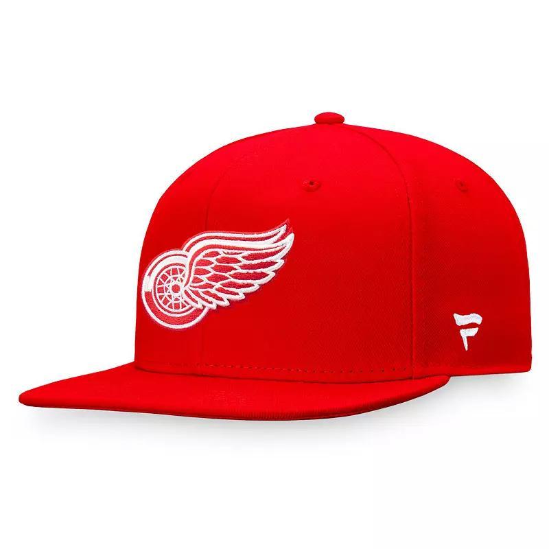 Mens Fanatics Detroit Wings Core Primary Logo Fitted Hat Product Image