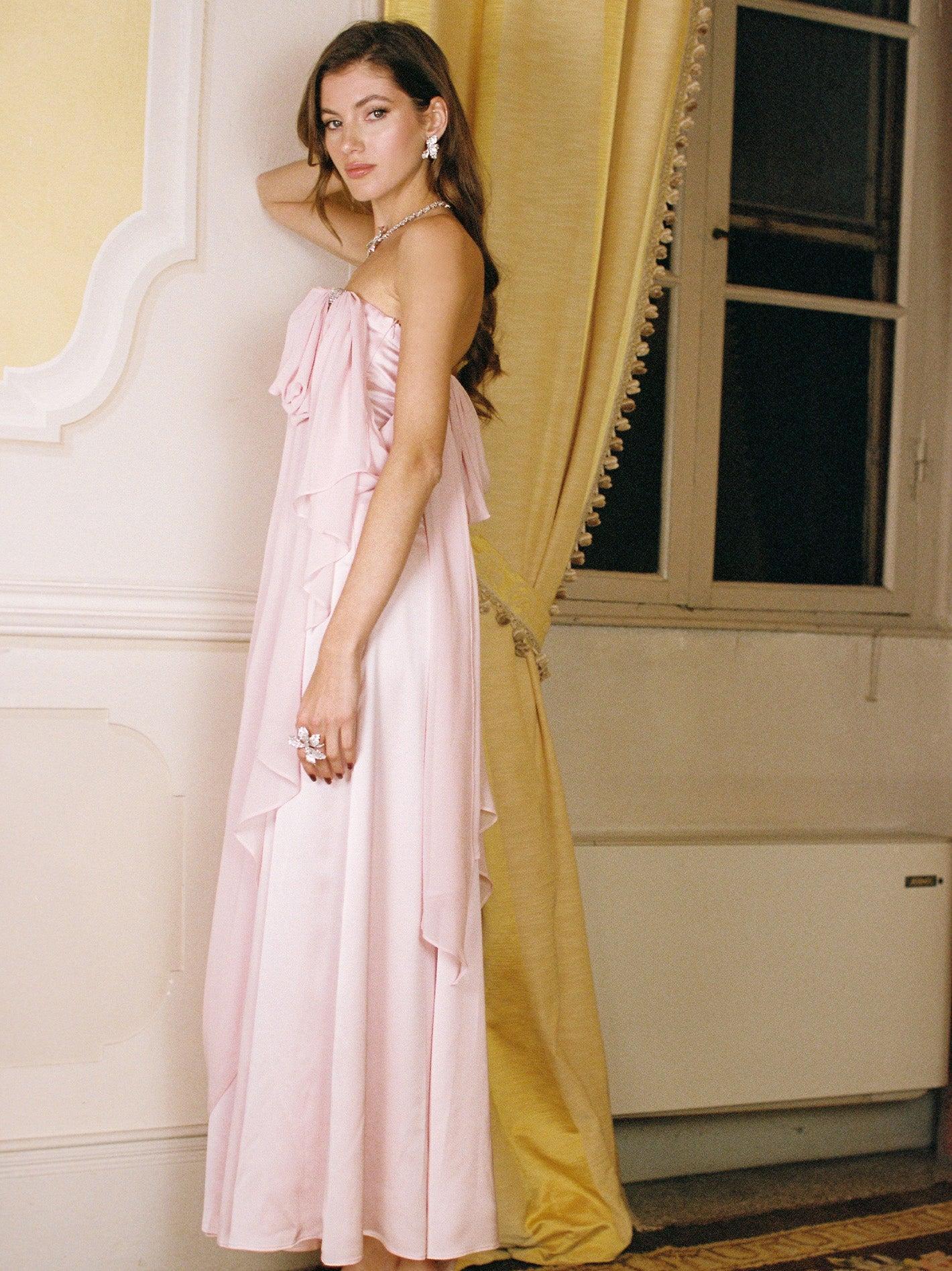 Lindsey Dress (Pink) Product Image