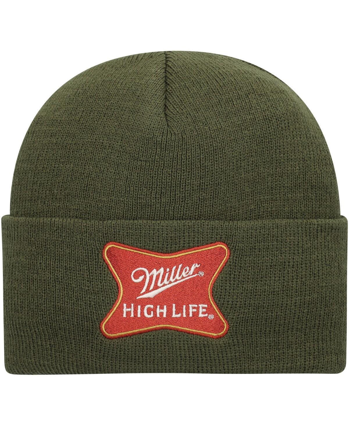 Mens American Needle Olive Miller High Life Cuffed Knit Hat Product Image