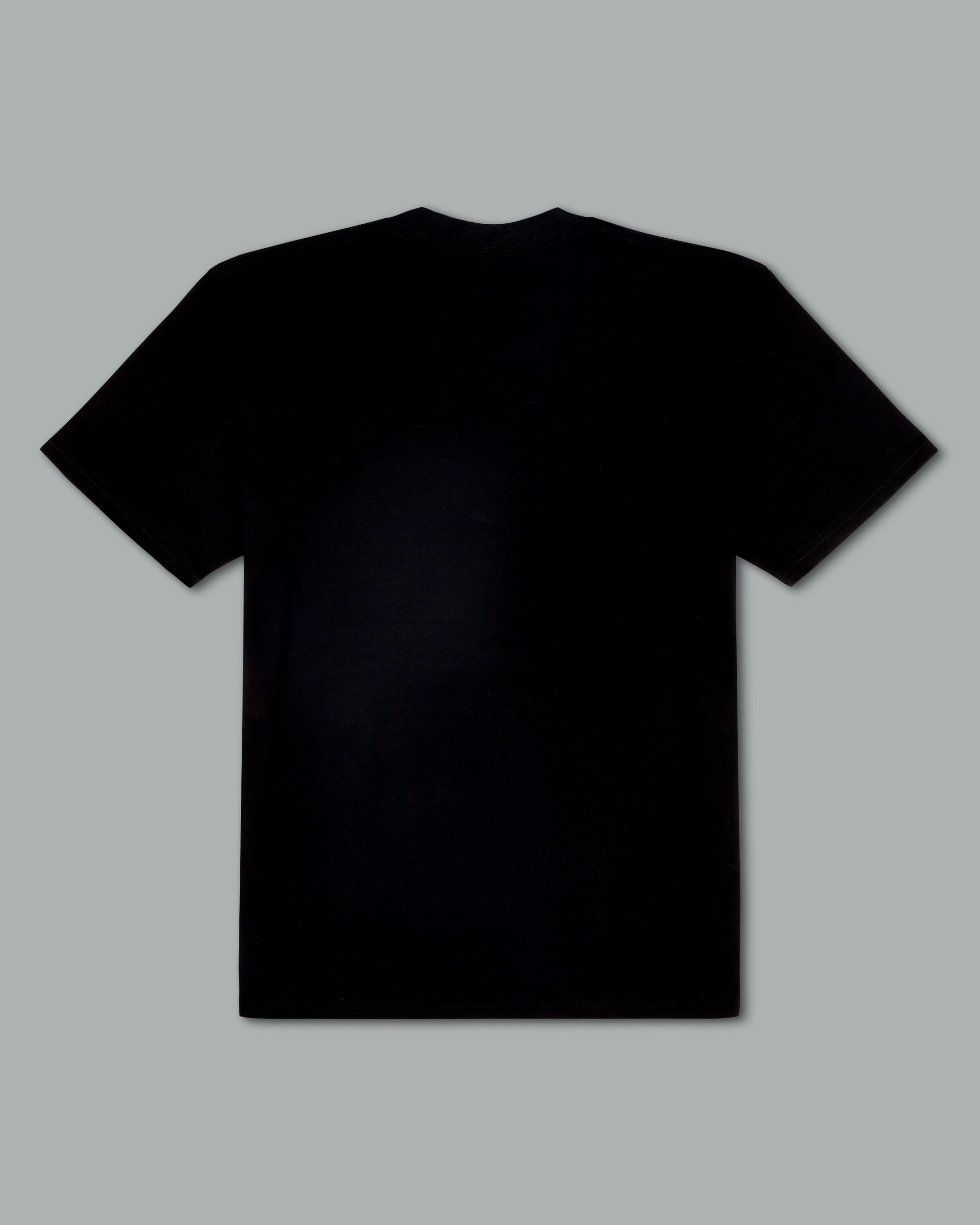 Reversed Crown Tee. Black/ Natural. Male Product Image