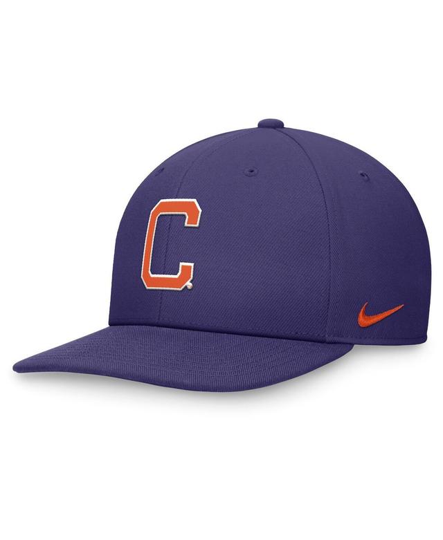 Nike Mens Purple Clemson Tigers Primetime Pro SnapbackHat Product Image