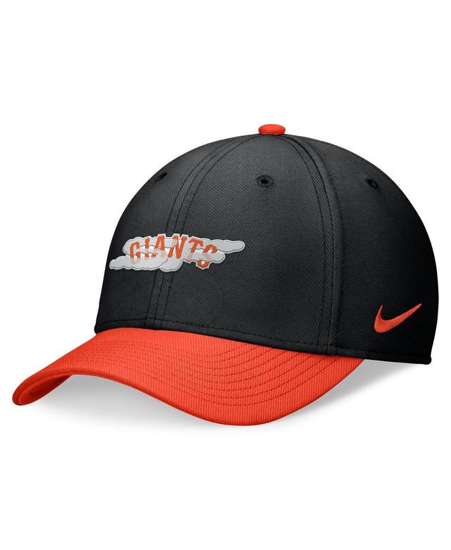 Nike Mens Black San Francisco Giants 2024 City Connect Swoosh Flex Hat - Black, Orange Product Image