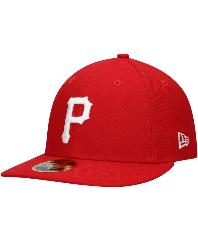 Mens New Era Scarlet Pittsburgh Pirates Low Profile 59FIFTY Fitted Hat Product Image