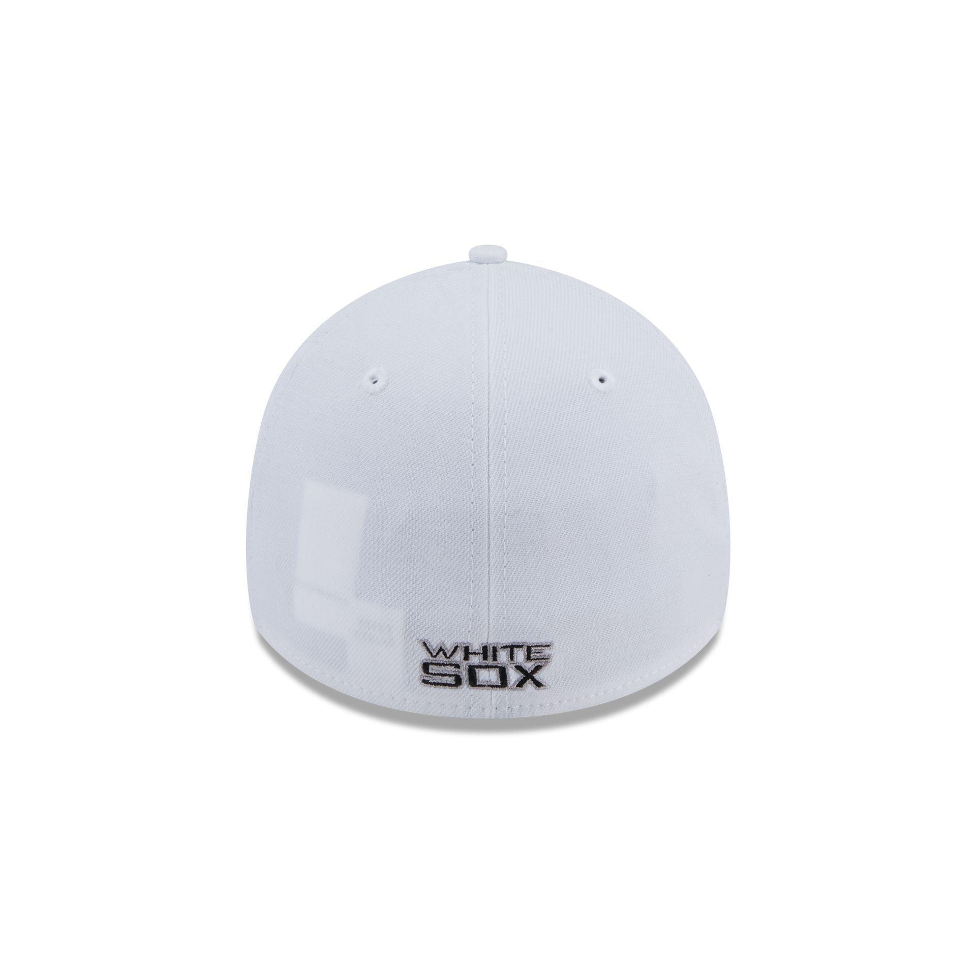 Chicago White Sox Optic White 39THIRTY Stretch Fit Hat Male Product Image