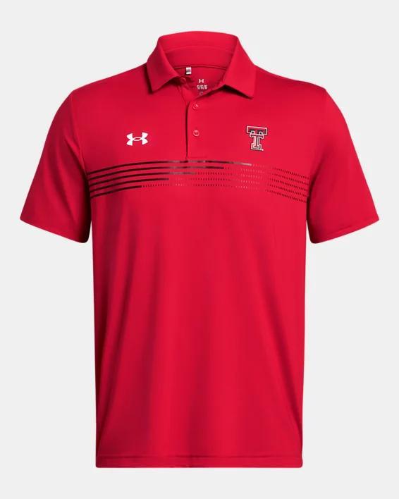 Men's UA Tee 2 Green Collegiate Stripe Polo Product Image