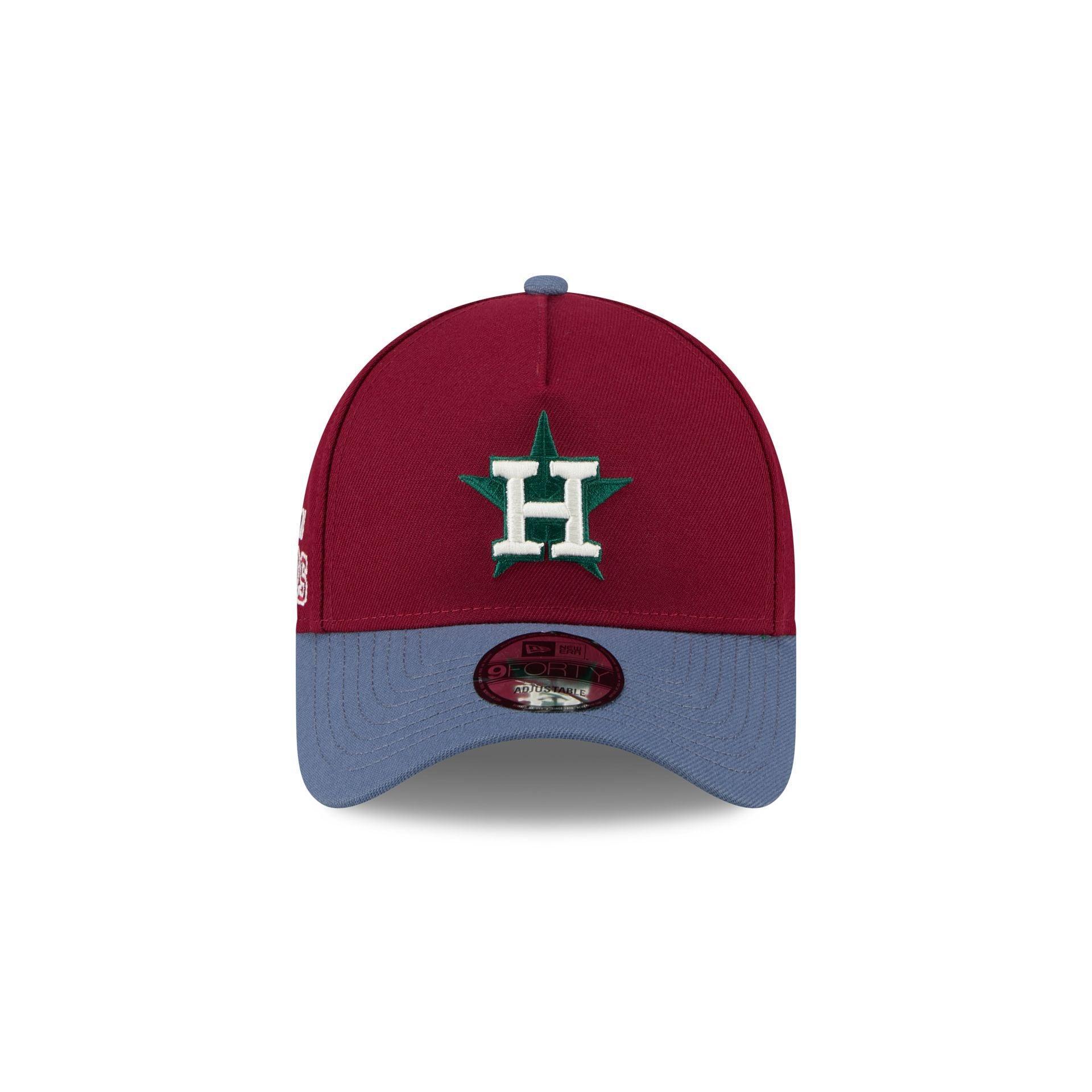 Houston Astros Cherry 9FORTY A-Frame Snapback Hat Male Product Image