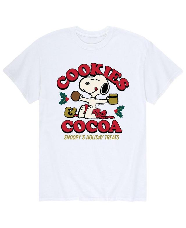 Mens Peanuts Snoopy Cookies And Cocoa Tee Product Image