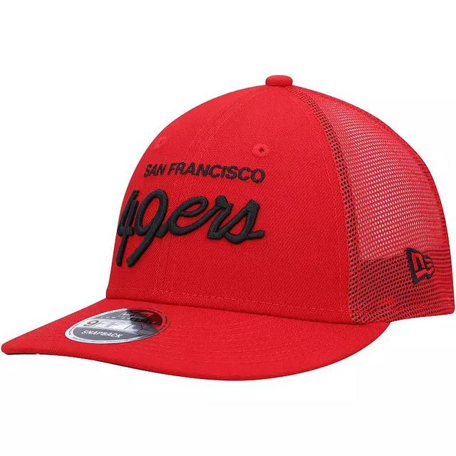 Mens New Era Scarlet San Francisco 49ers Black History Month 9FIFTY Snapback Hat Product Image