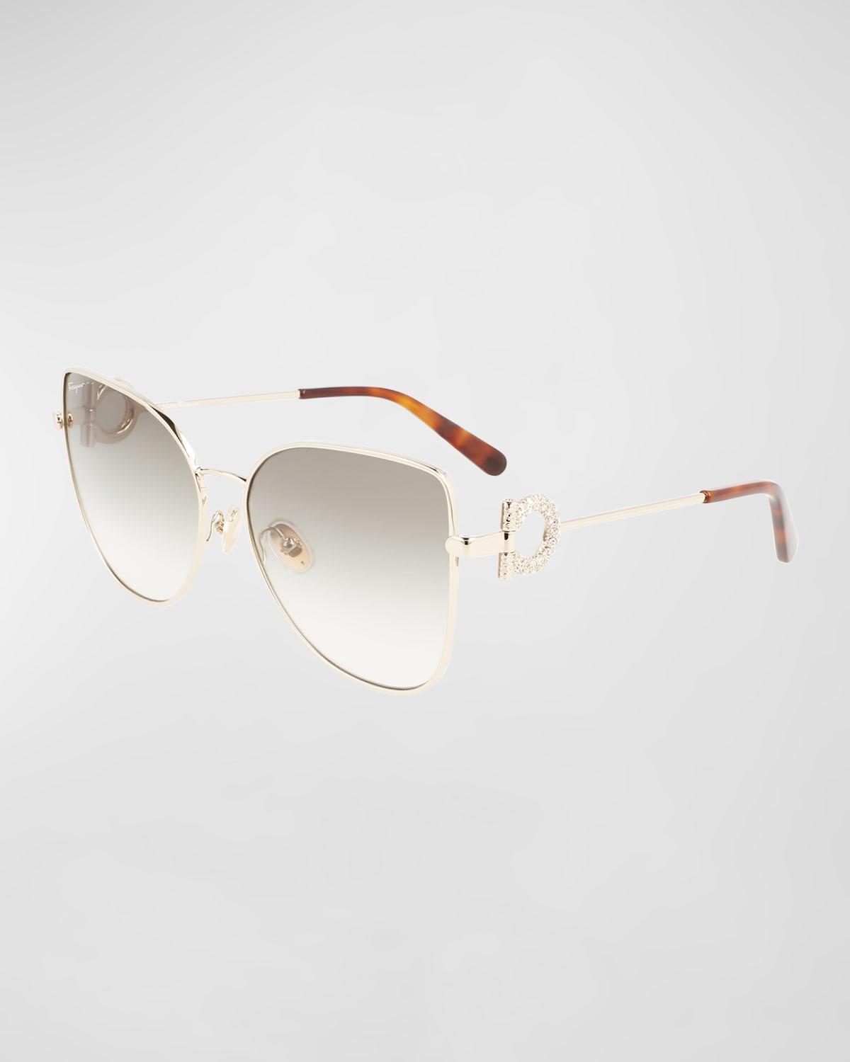 Womens 57MM Square Sunglasses Product Image