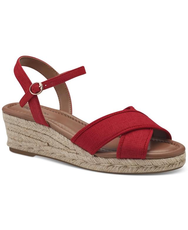 Style & Co Womens Leahh Strappy Espadrille Wedge Sandals, Created for Macys Product Image