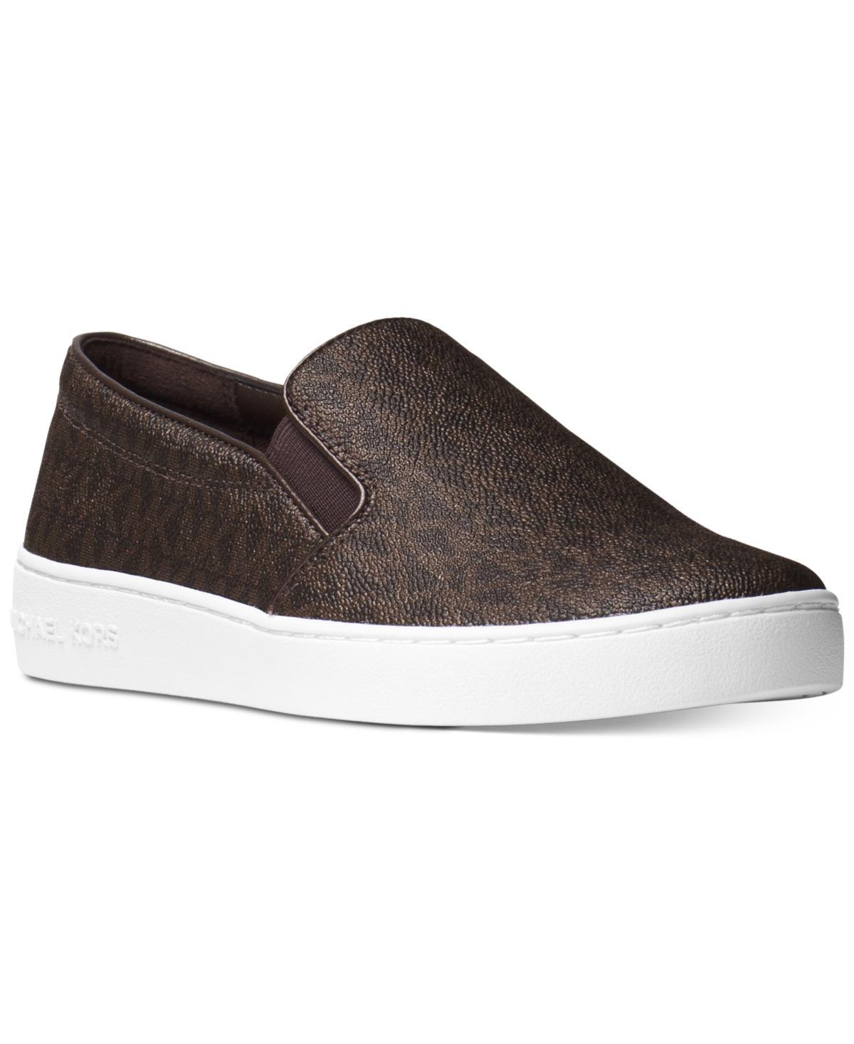 Michael Michael Kors Womens Keaton Slip-On Logo Sneakers Product Image