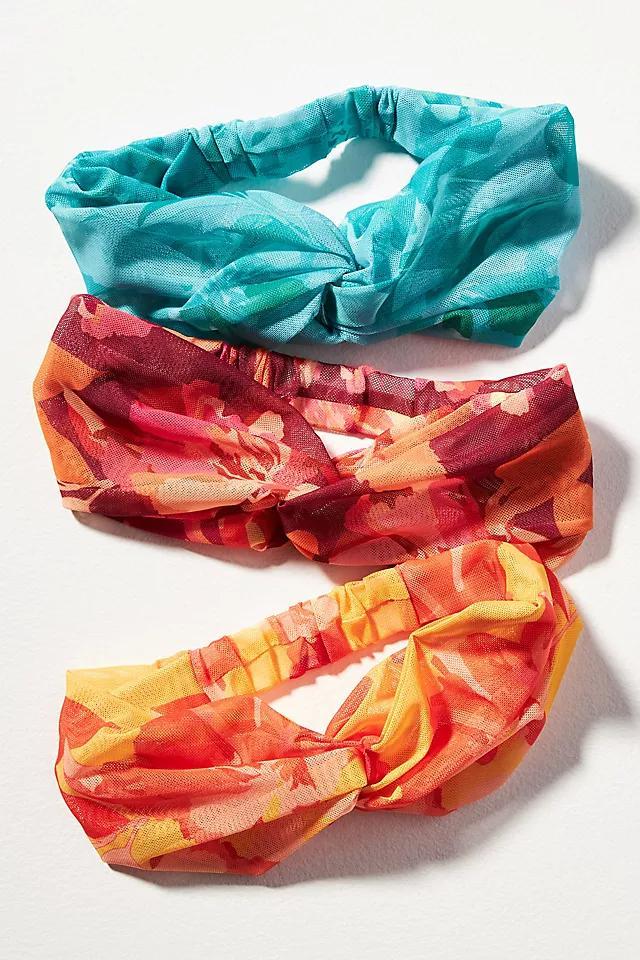 Vibrant Floral Twist Headband Product Image