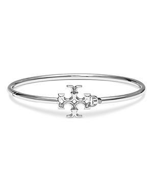 Womens Kira 18K Gold-Plated Logo Bangle Product Image