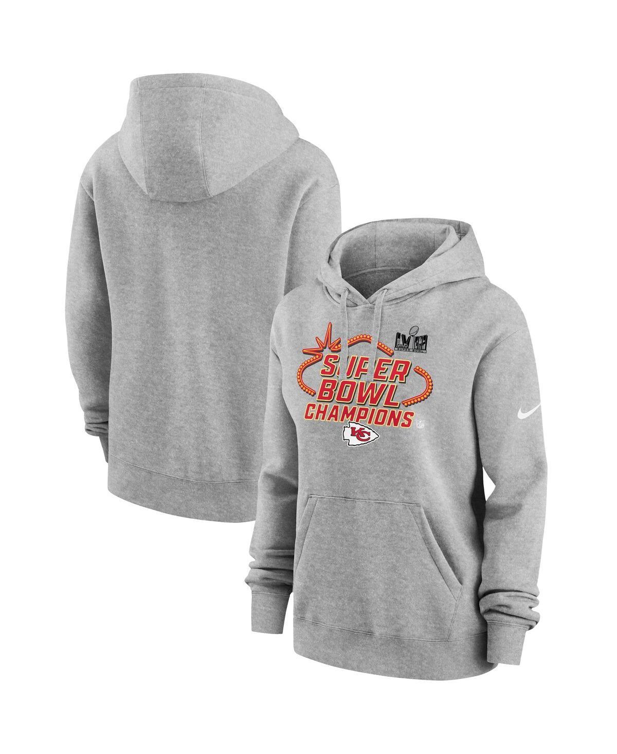 Kansas City Chiefs Super Bowl LVIII Champions Trophy Collection Nike Womens NFL Pullover Hoodie Product Image