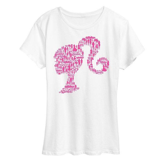 Womens Barbie Lifestyle Silhouette Graphic Tee, Girls Product Image